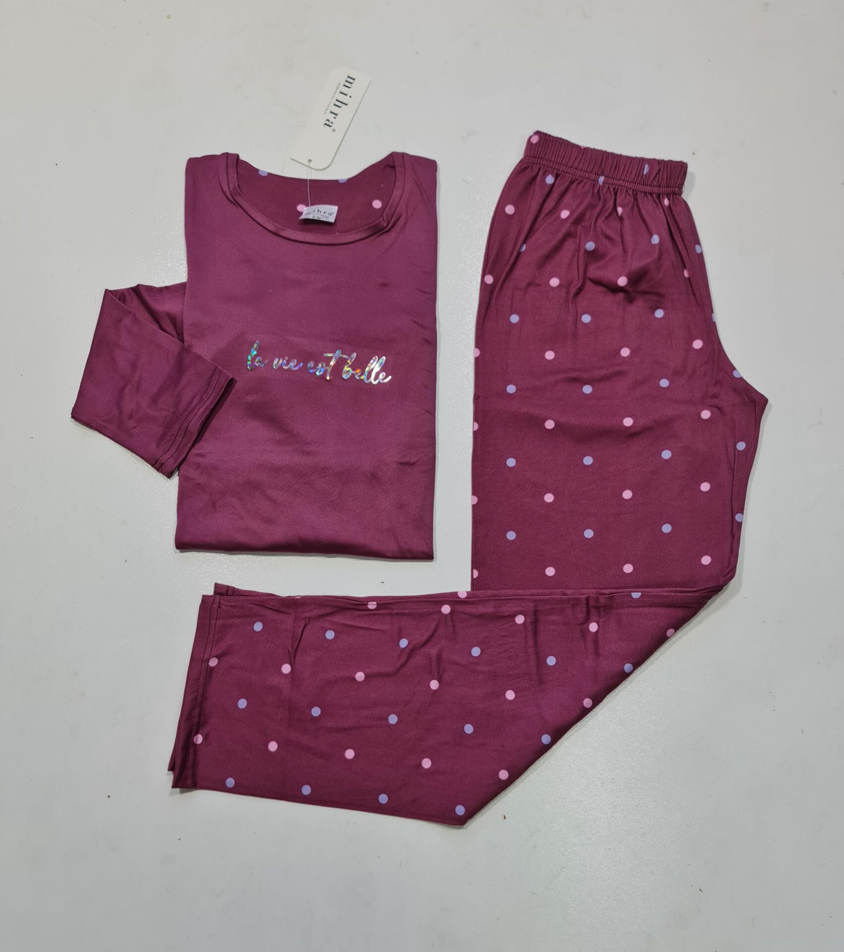 Mihra Uzun Kol Yazlık Kadın Pijama Takım
