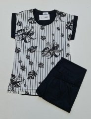 Alperi Kısa Kol Yazlık Kadın Pijama Takım