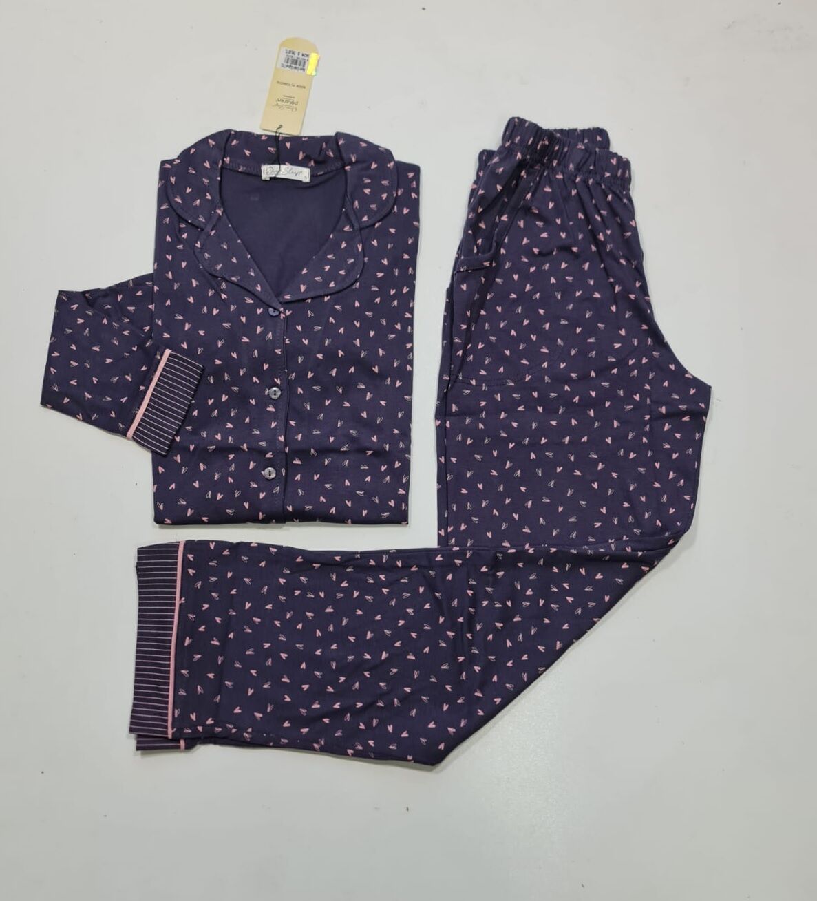 Over Sleep Uzun Kol Kışlık Kadın Pijama Takım
