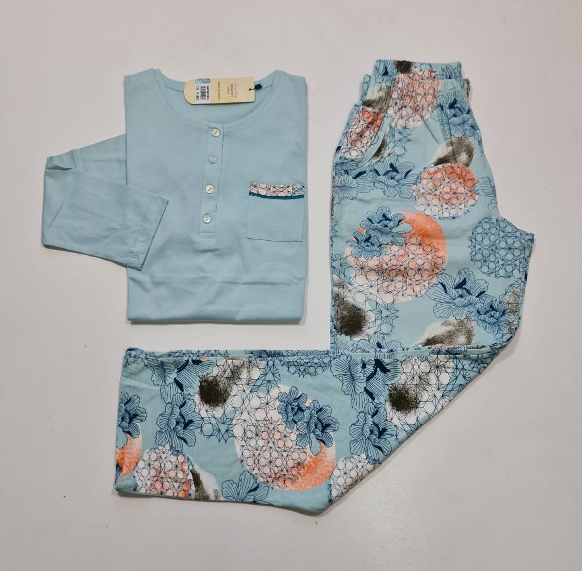 Over Sleep Uzun Kol Kışlık Kadın Pijama Takım