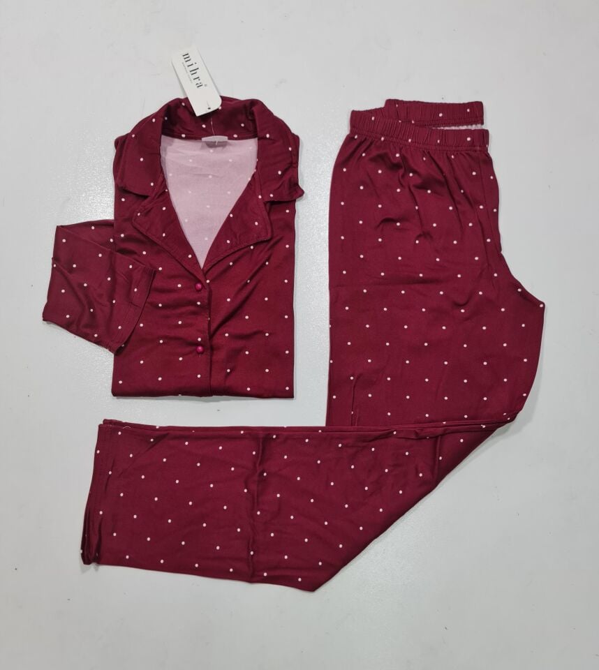 Mihra Uzun Kol Yazlık Kadın Pijama Takım