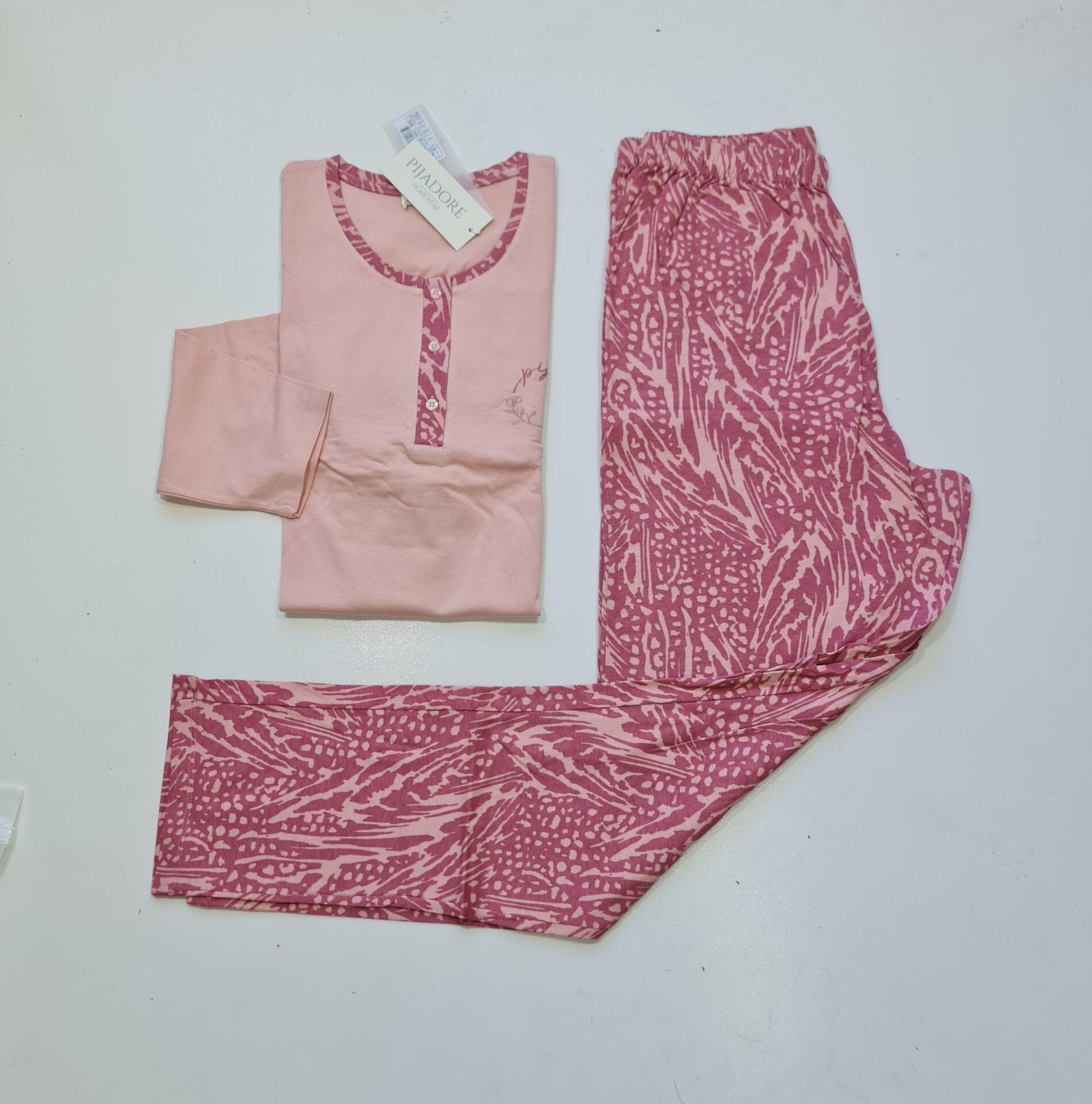 Pijadore Uzun Kol Kışlık Kadın Pijama Takım