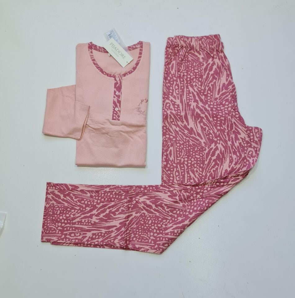 Pijadore Uzun Kol Kışlık Kadın Pijama Takım