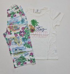 Arnetta Kısa Kol Yazlık Kadın Kapri Pijama Takım