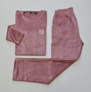 Alimer Pudra Kadın Kadife Pijama Takım
