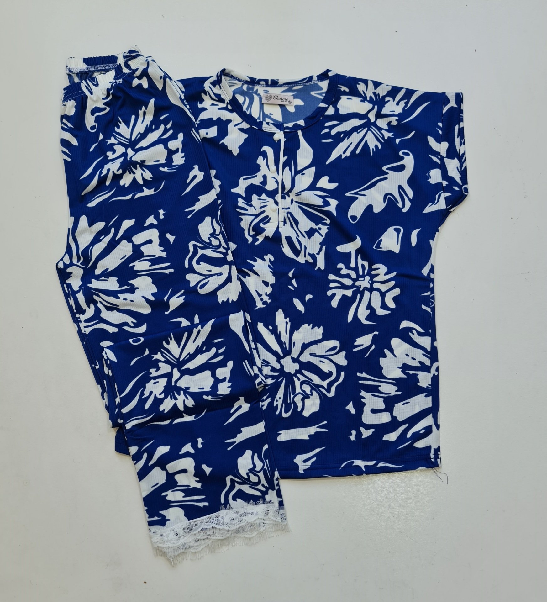 CharMe Kısa Kol Yazlık Kadın Pijama Takım