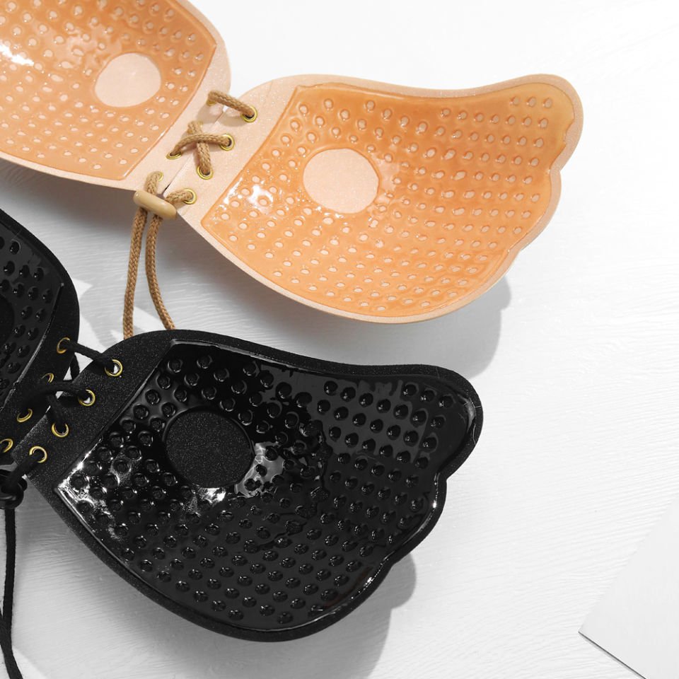 Dolgunlaştırıcı Şekillendirici Yapışkanlı Siyah Sütyen