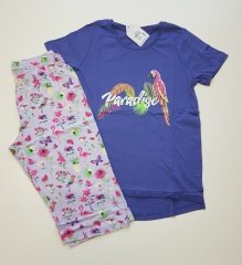 Roly Poly Kısa Kol Yazlık Kadın Kapri Pijama Takım