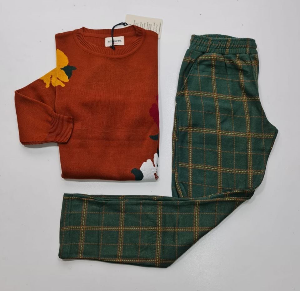 Poleren Uzun Kol Kışlık Kadın Pijama Takım