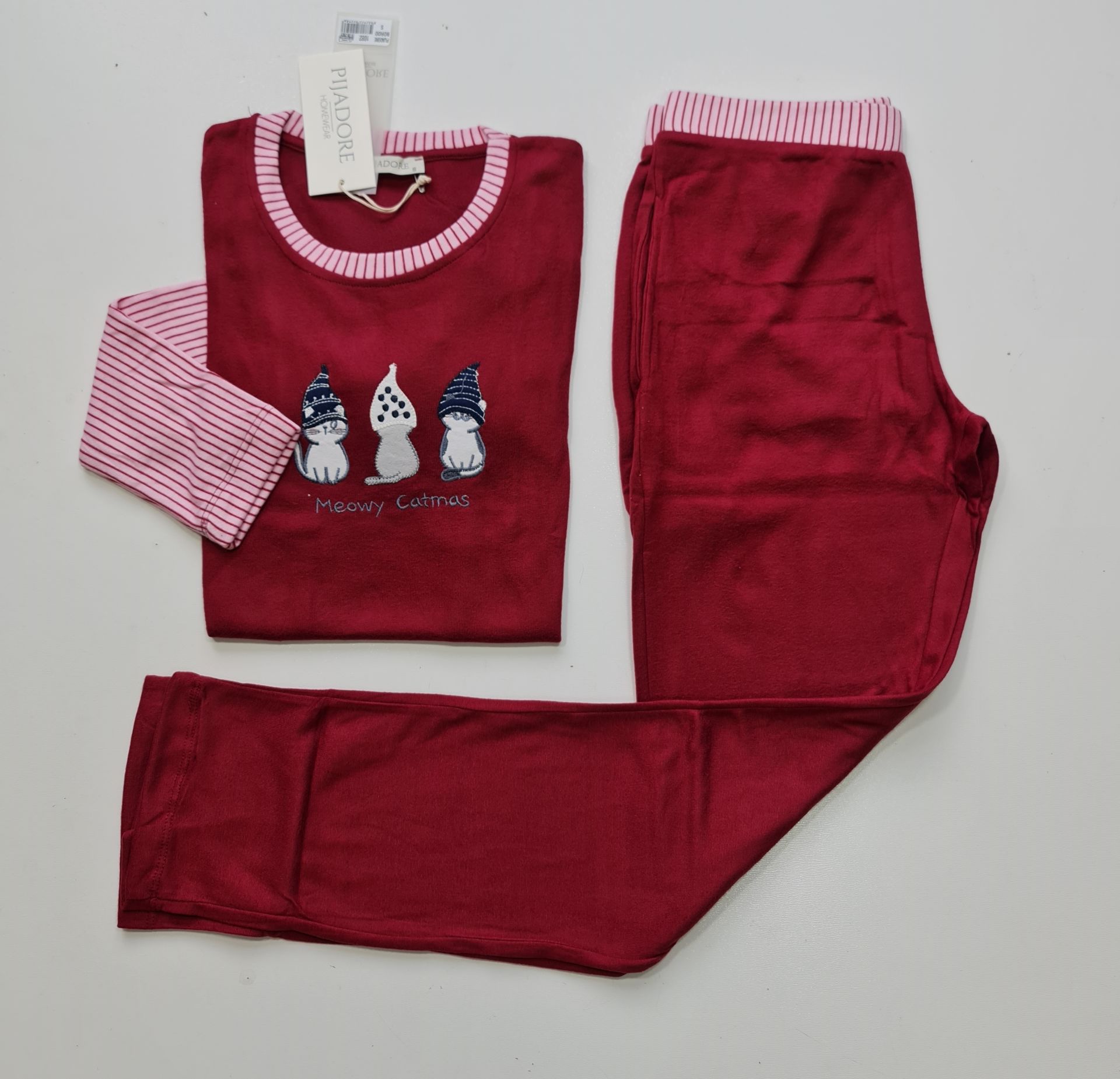 Pijadore Uzun Kol Kışlık Kadın Pijama Takım
