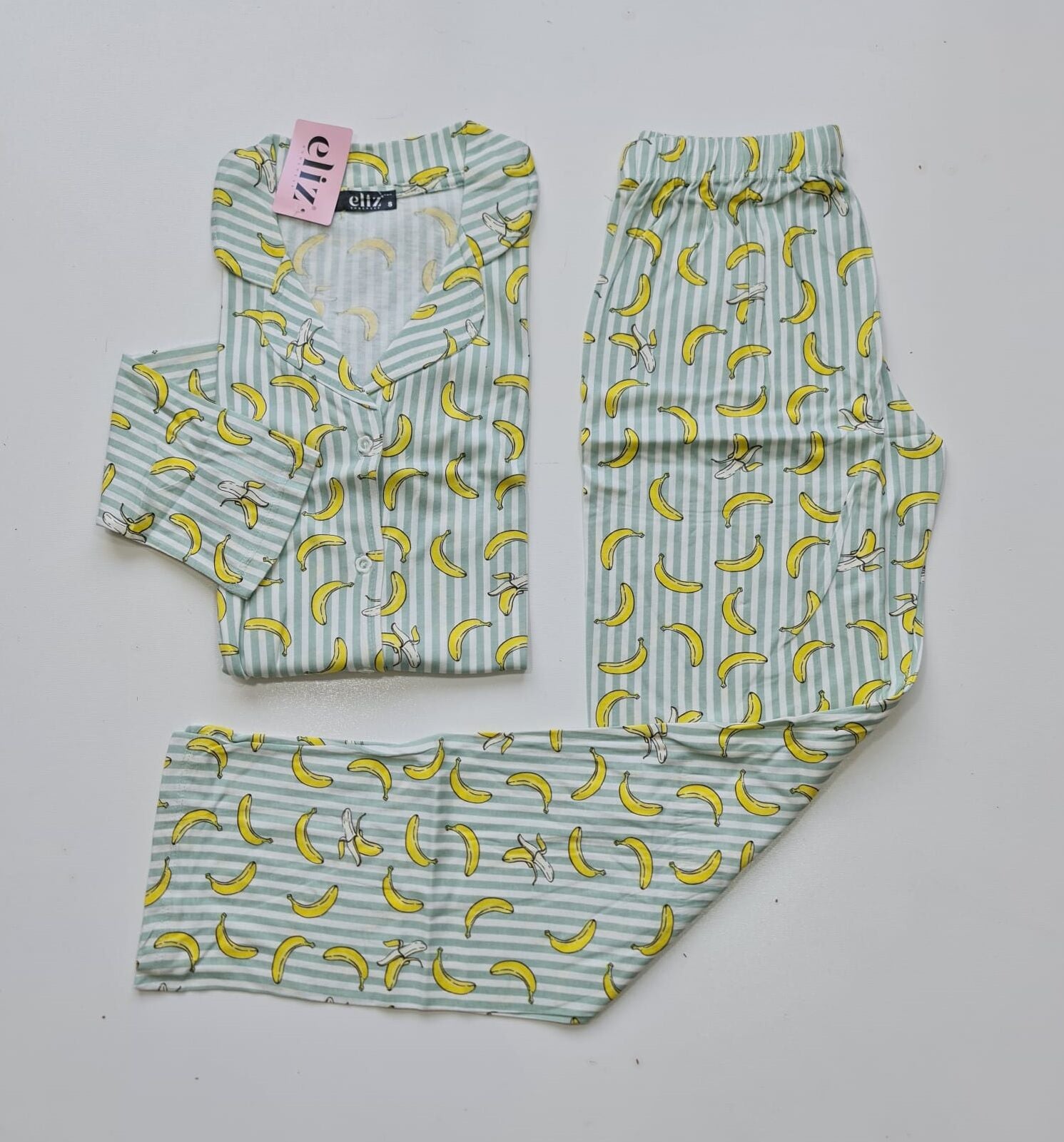 Eliz Uzun Kol Yazlık Kadın Pijama Takım
