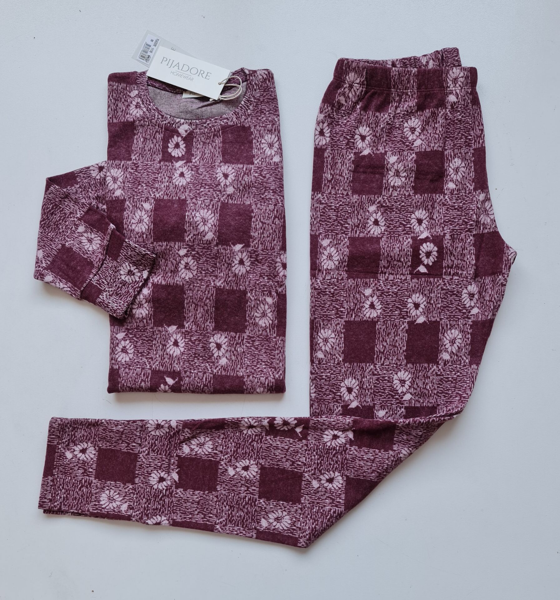 Pijadore Uzun Kol Kışlık Kadın Pijama Takım