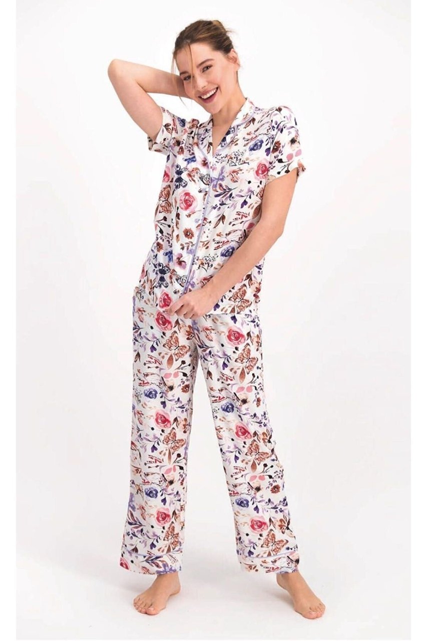 Pierre Cardin Yazlık Kısa Kol Kadın Pijama Takım