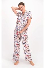 Pierre Cardin Yazlık Kısa Kol Kadın Pijama Takım