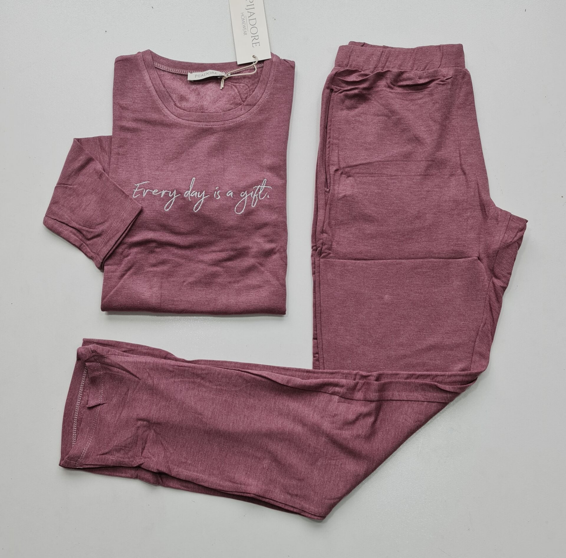 Pijadore Uzun Kol Kışlık Kadın Pijama Takım