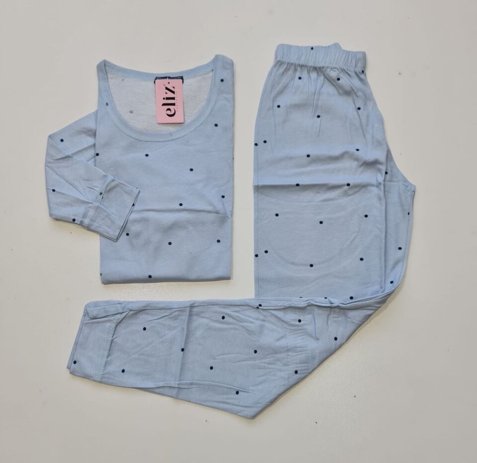 Eliz Uzun Kol Yazlık Kadın Pijama Takım