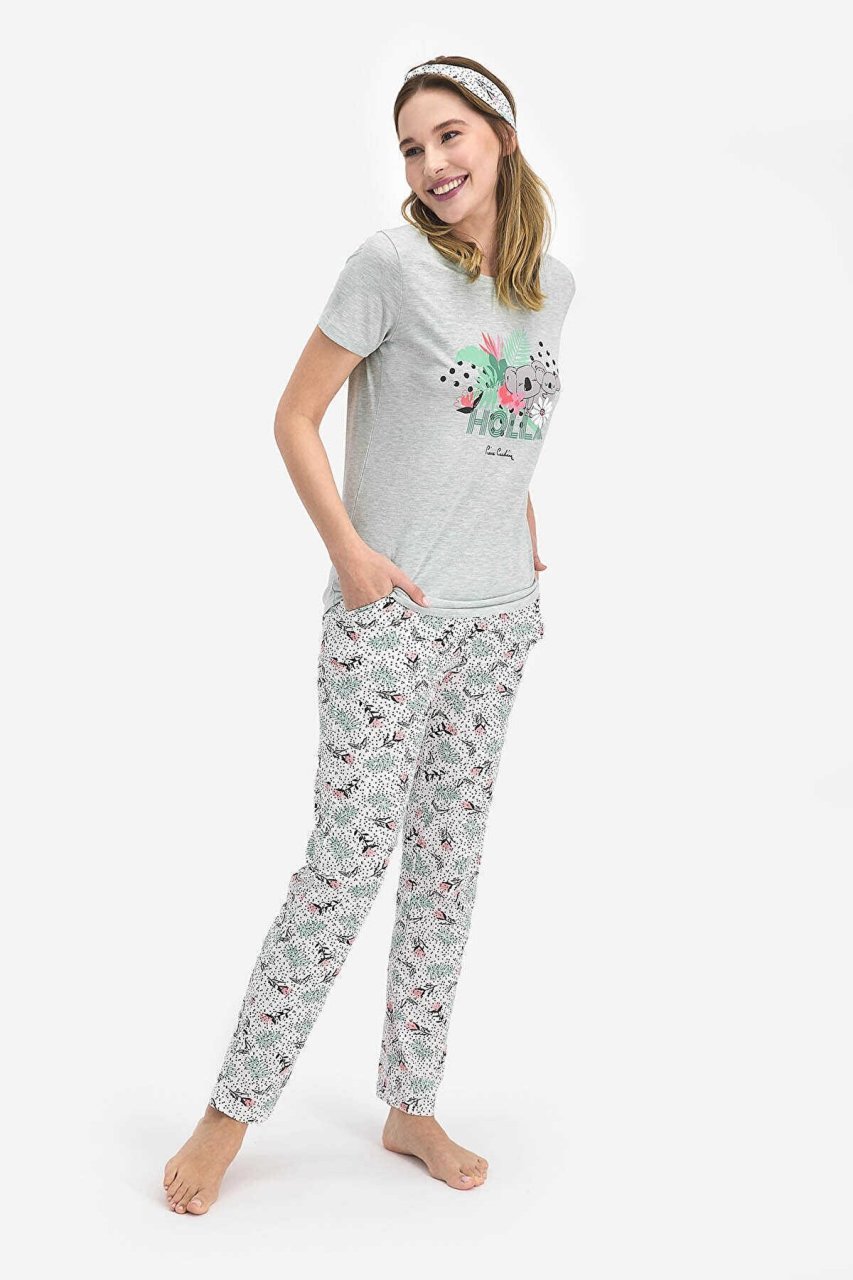 Pierre Cardin Kısa Kol Yazlık Kadın Pijama Takım