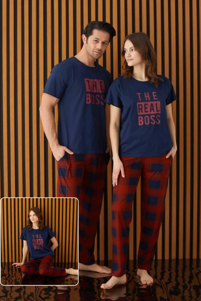 Pijamoni Kısa Kol Yazlık Kadın Pijama Takım