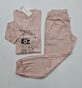 Pijadore Uzun Kol Kışlık Kadın Pijama Takım