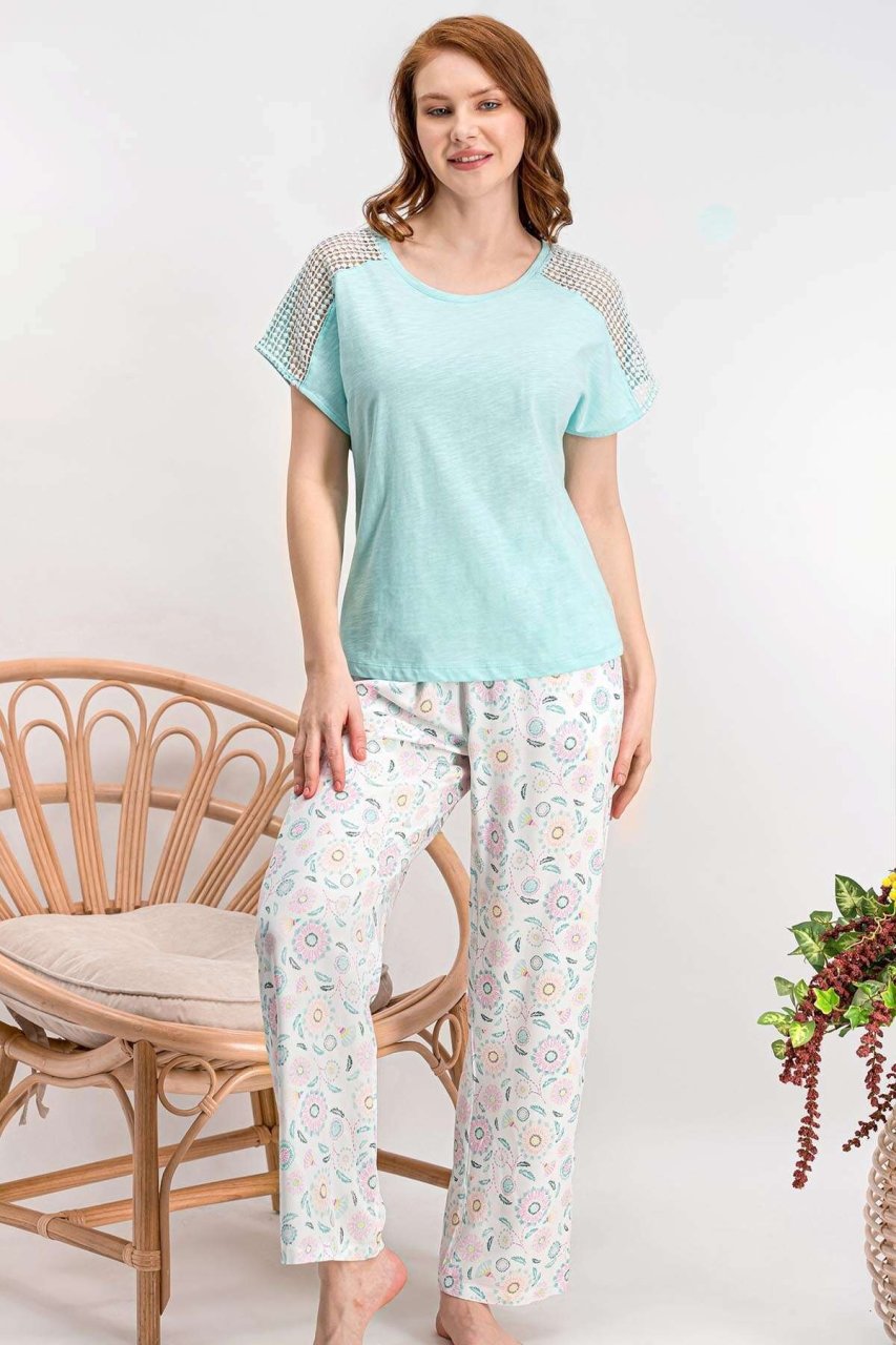 Arnetta Kısa Kol Yazlık Kadın Pijama Takım