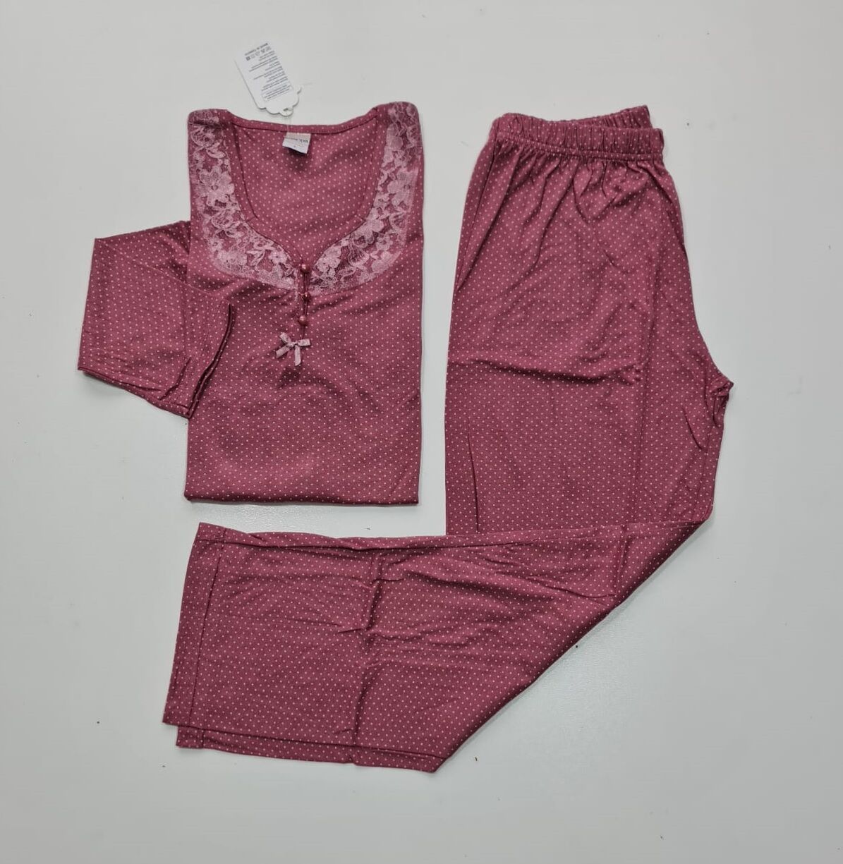 Manolya Uzun Kol Yazlık Kadın Pijama Takım