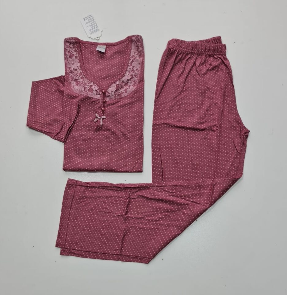 Manolya Uzun Kol Yazlık Kadın Pijama Takım