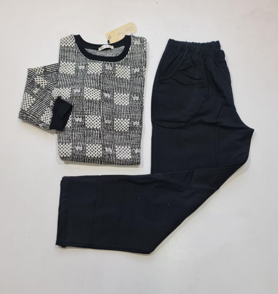 Over Sleep Uzun Kol Kışlık Kadın Pijama Takım