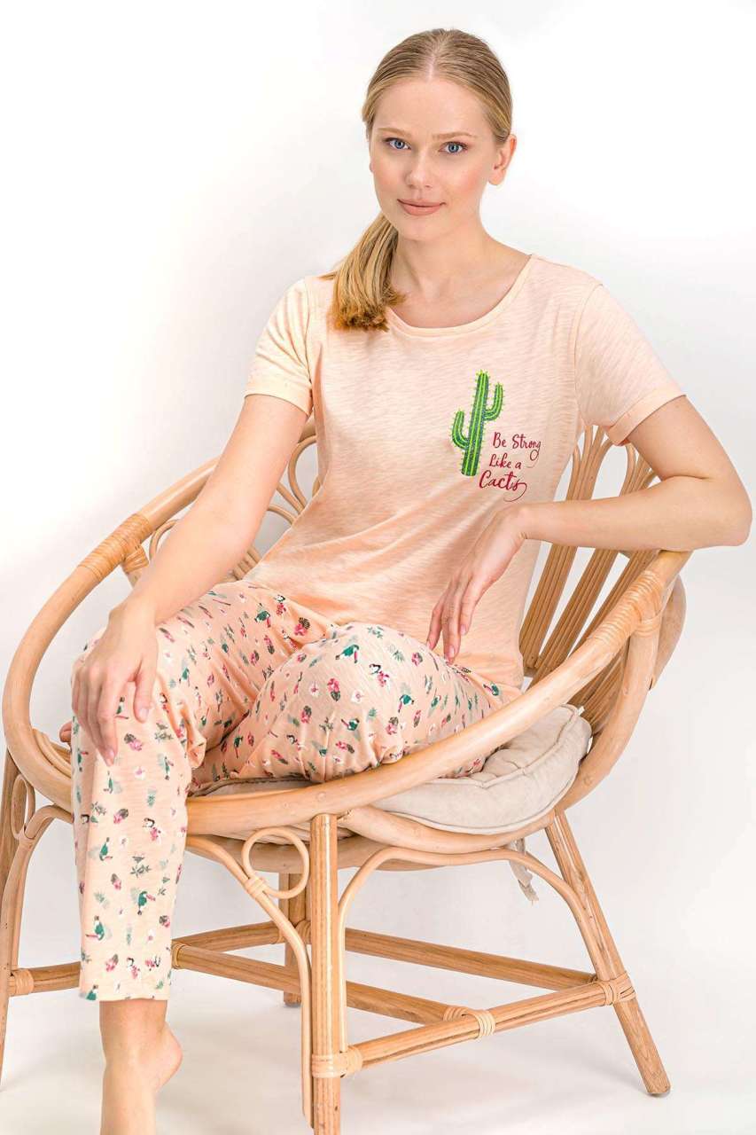 Arnetta Kısa Kol Yazlık Kadın Pijama Takım