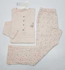 Pijadore Sarı Uzun Kol Yazlık Kadın Pijama Takım