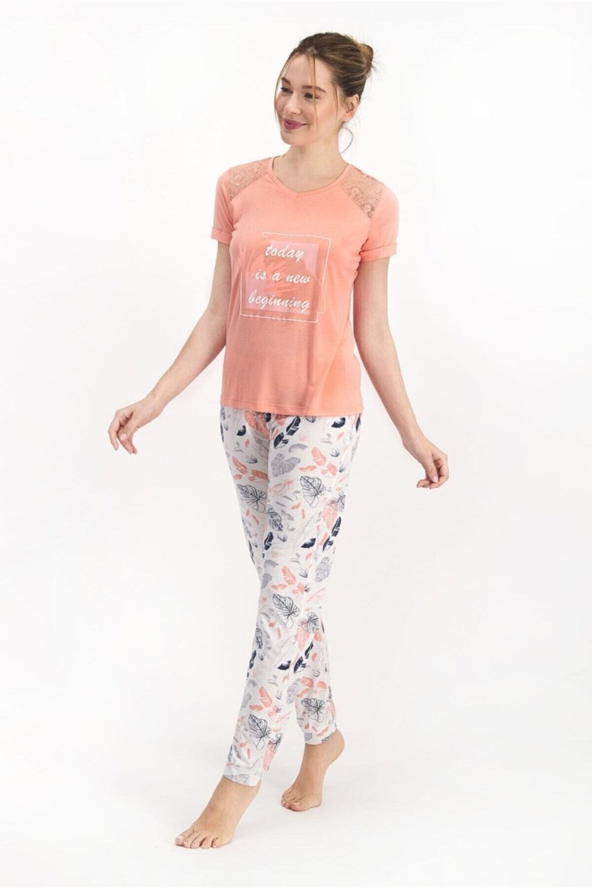 Arnetta Kısa Kol Yazlık Kadın Pijama Takım