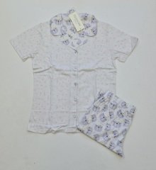 Pijadore Kısa Kol Yazlık Kadın Pijama Takım