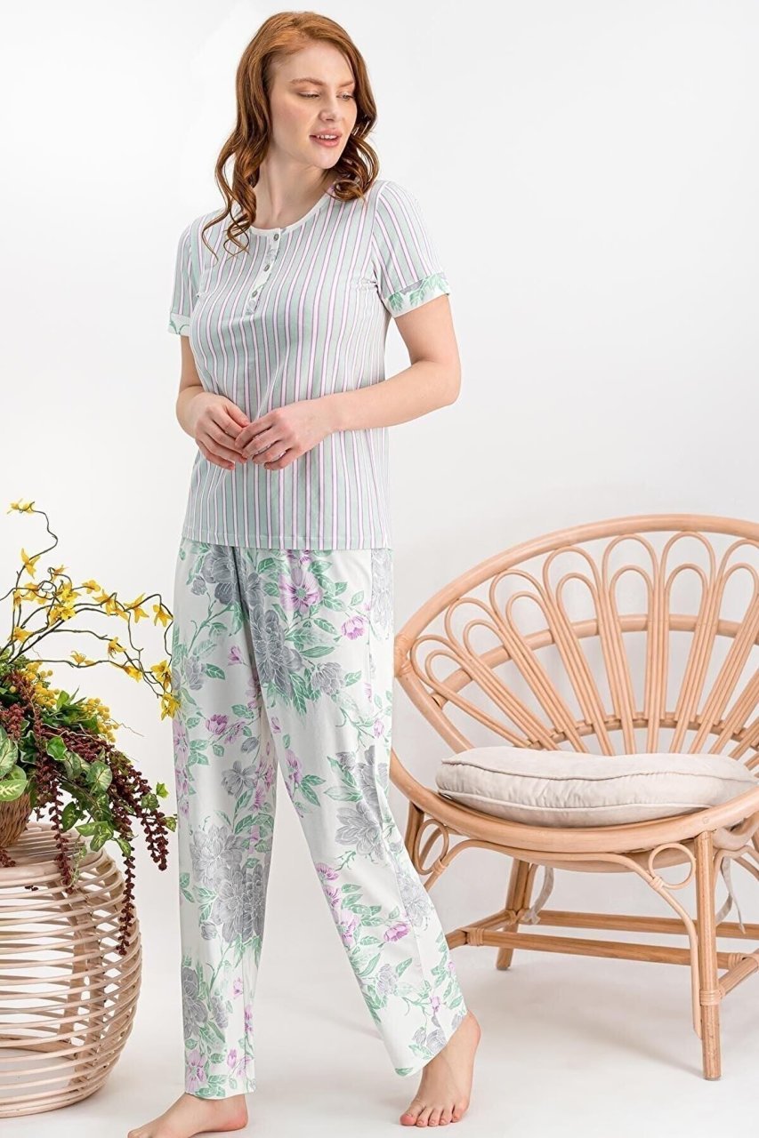 Arnetta Kısa Kol Yazlık Kadın Pijama Takım