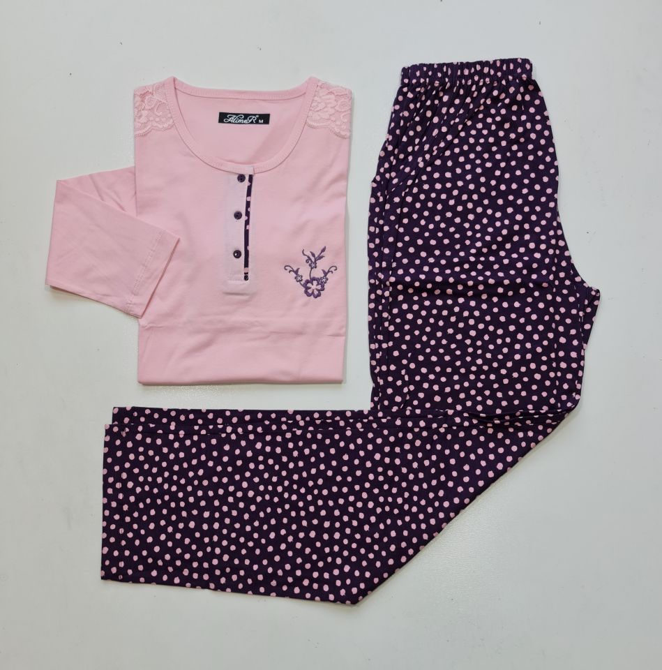 Alimer Uzun Kol Yazlık Kadın Pijama Takım