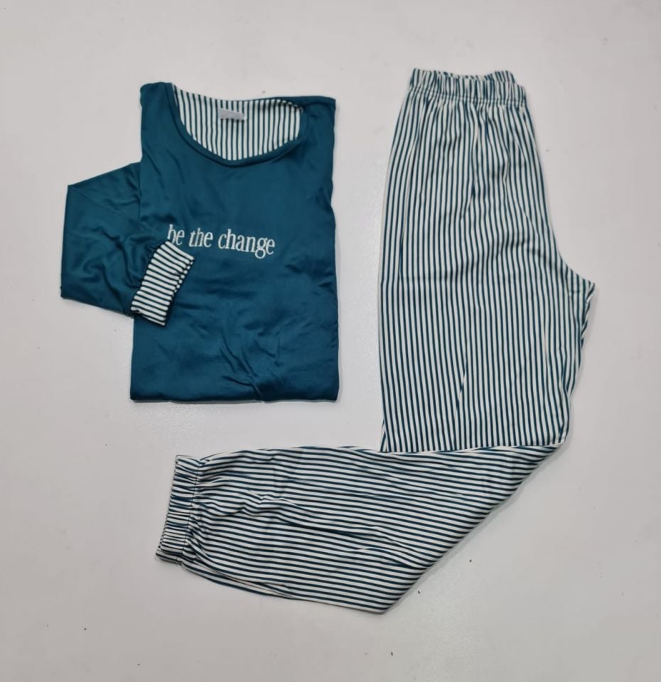 Mihra Uzun Kol Yazlık Kadın Pijama Takım