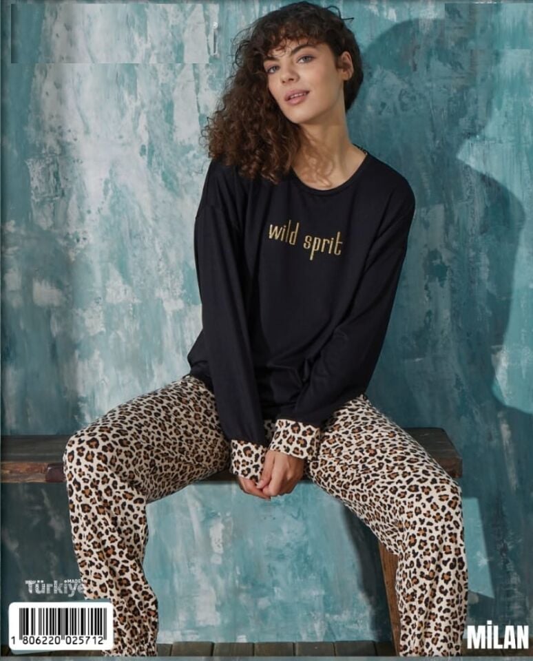 Mihra Uzun Kol Yazlık Kadın Pijama Takım