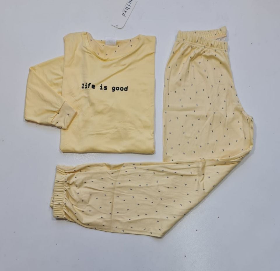 Mihra Uzun Kol Yazlık Kadın Pijama Takım