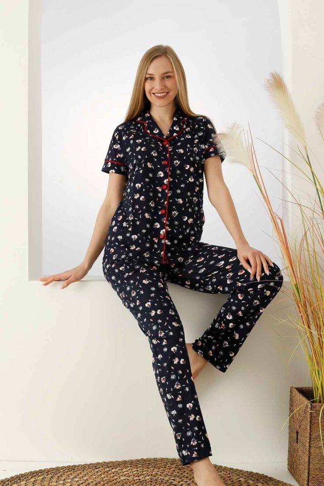 Alimer Kısa Kol Yazlık Kadın Pijama Takım