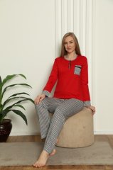 Alimer Uzun Kol Yazlık Kadın Pijama Takım