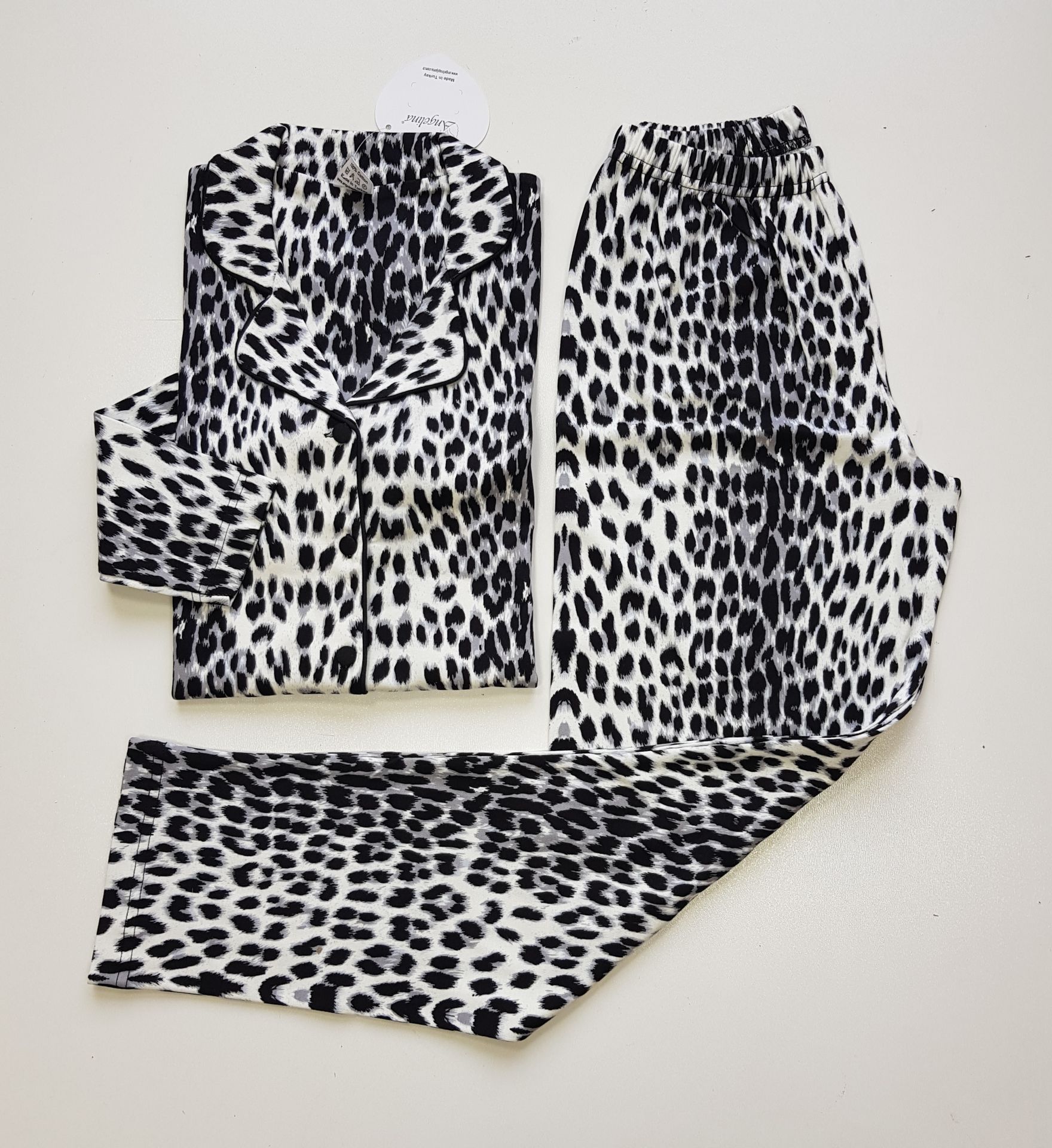 Angelina Uzun Kol Ribana Kadın Kışlık Pijama Takım