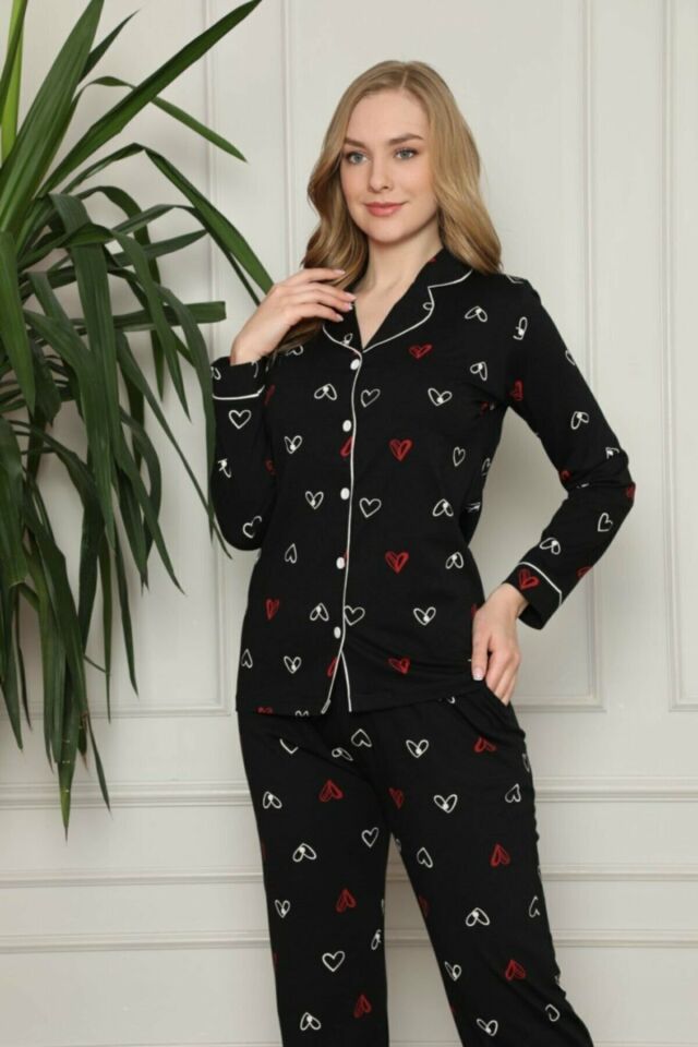 Alimer Uzun Kol Yazlık Kadın Pijama Takım