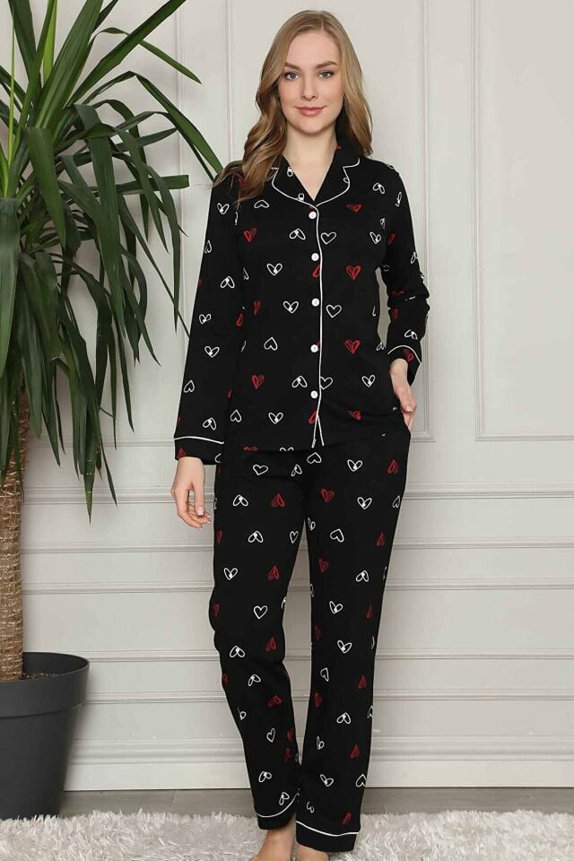 Alimer Uzun Kol Yazlık Kadın Pijama Takım