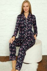Alimer Uzun Kol Yazlık Kadın Pijama Takım