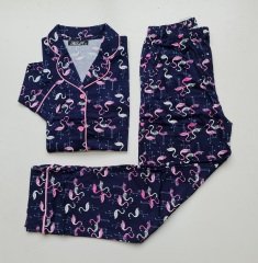 Alimer Uzun Kol Yazlık Kadın Pijama Takım