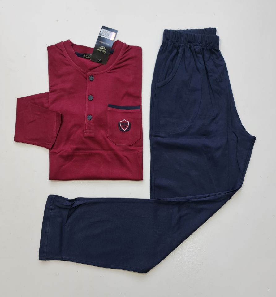 Over Sleep Uzun Kol Yazlık Erkek Pijama Takım