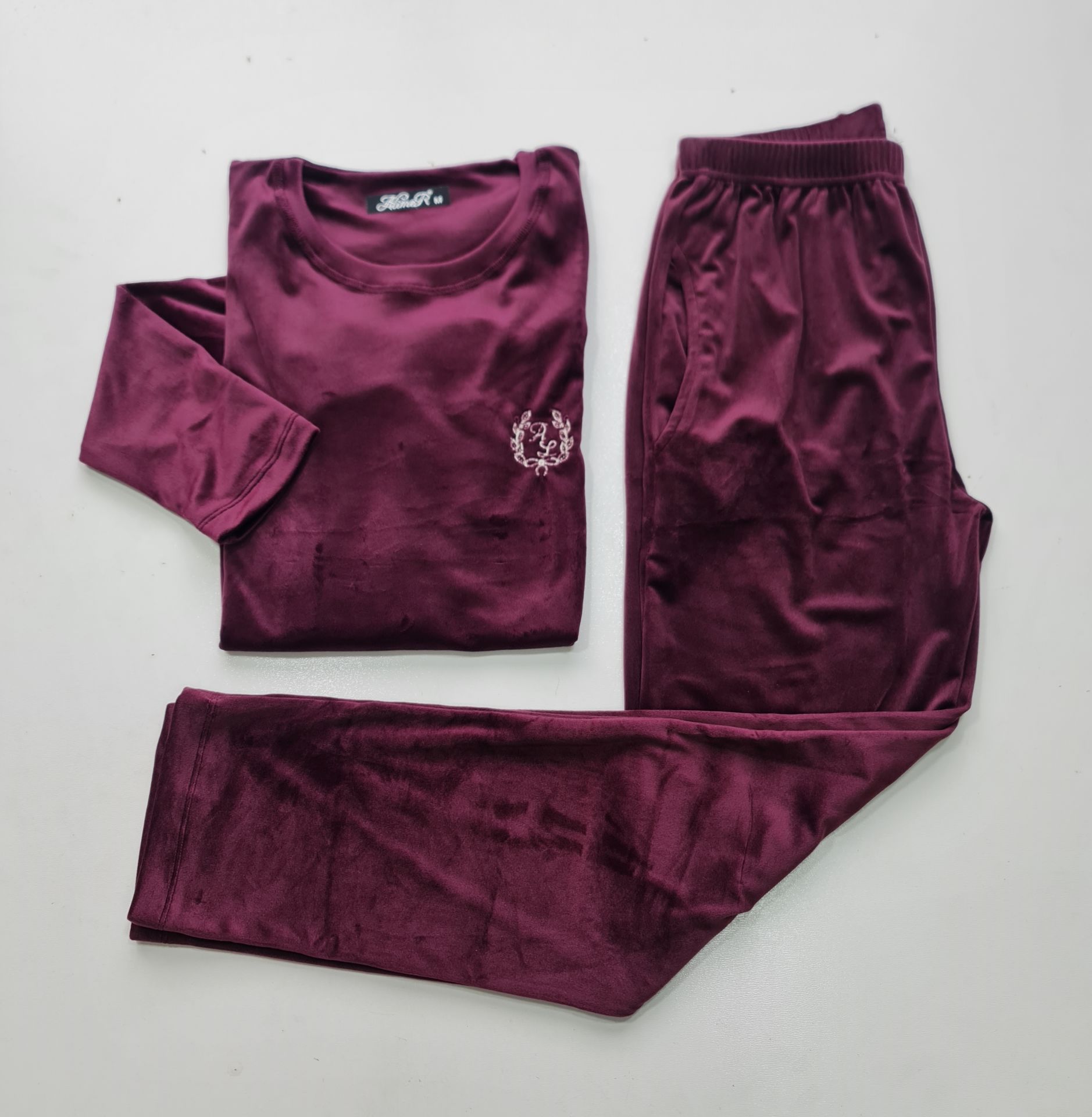 Alimer Mor Kadın Kadife Pijama Takım