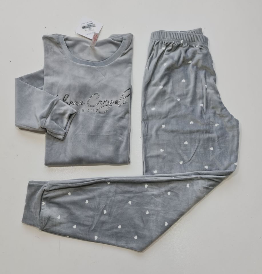 Pijamoni Kadın Kadife Pijama Takım