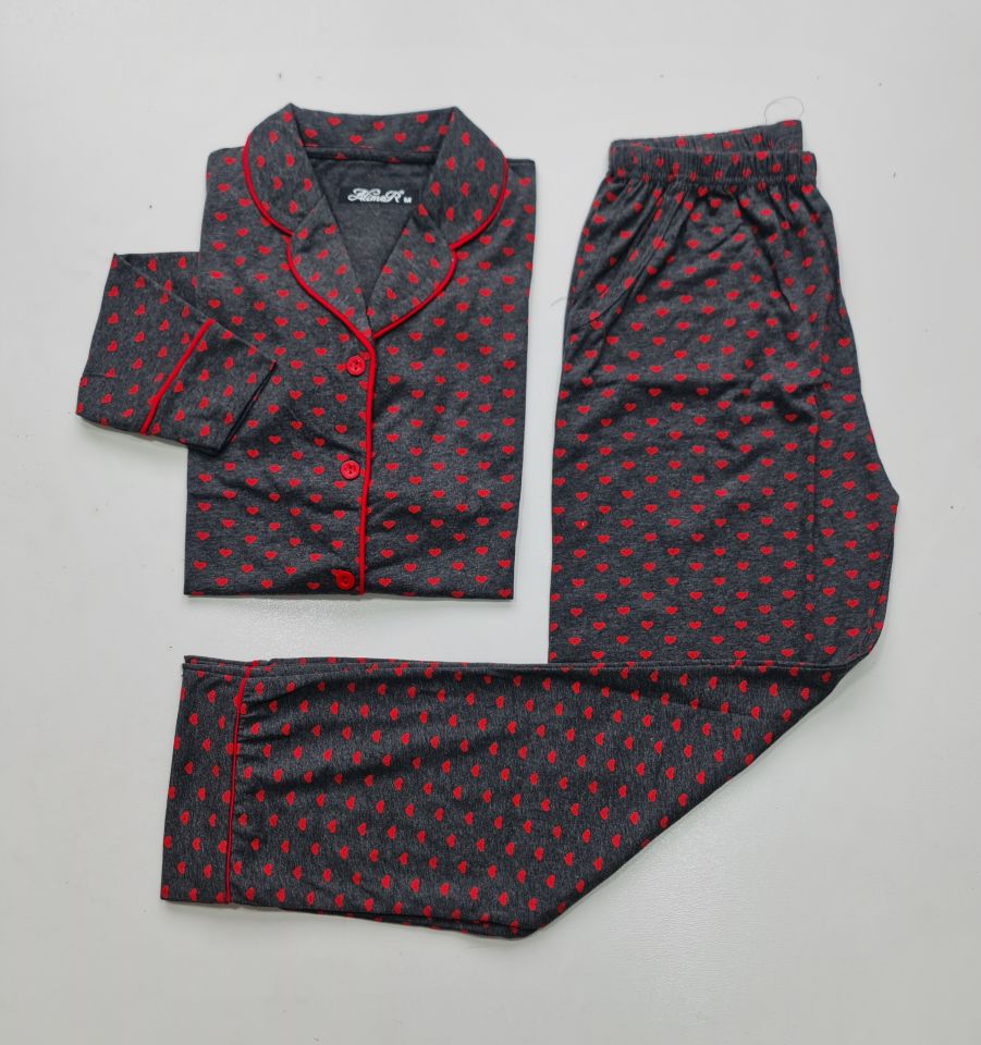 Alimer Uzun Kol Yazlık Kadın Pijama Takım