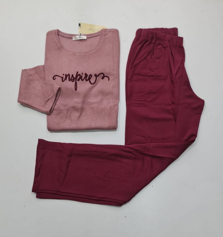 Over Sleep Uzun Kol Kışlık Kadın Pijama Takım
