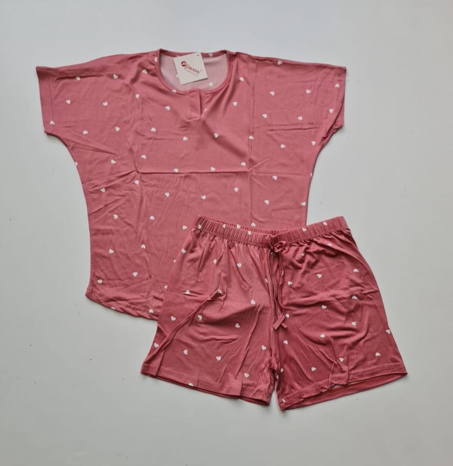 Pijamoni Yazlık Kadın Şortlu Pijama Takım