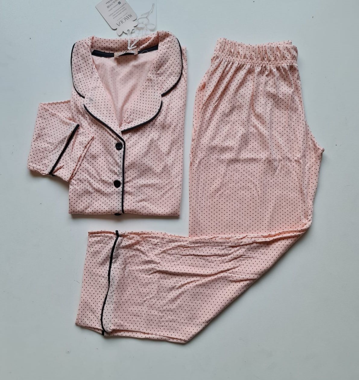 Manolya Uzun Kol Yazlık Kadın Pijama Takım